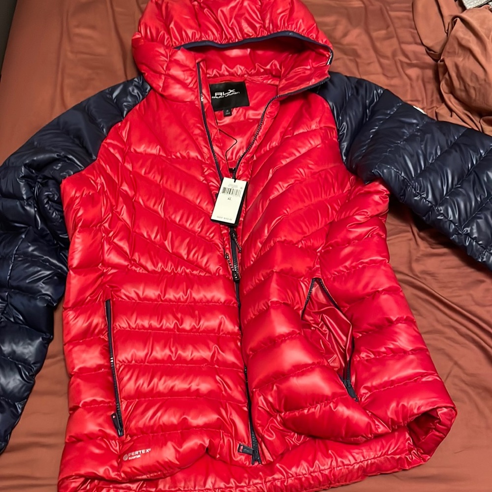 Rlx polo good coat never wore jump on it xl